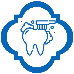 Image of tooth brushing
